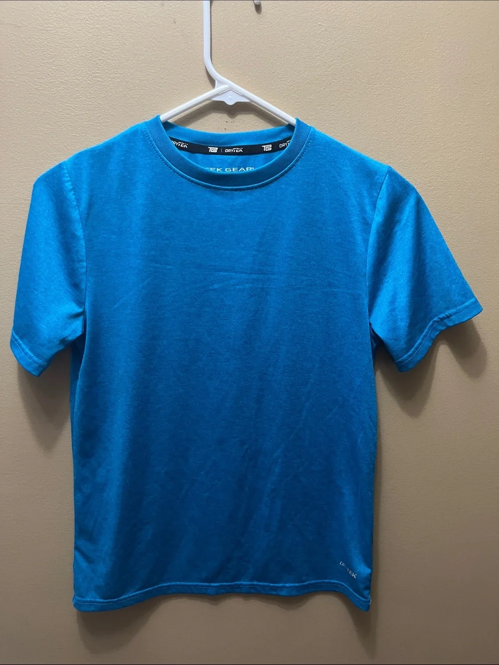 tek gear Aqua Blue Short Sleeve Crew Tee